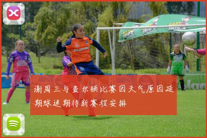 谢周三与查尔顿比赛因天气原因延期球迷期待新赛程安排
